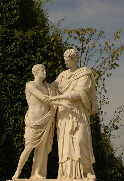 PPapirius et sa mère. Martin Carlier et Michel Mosnier.