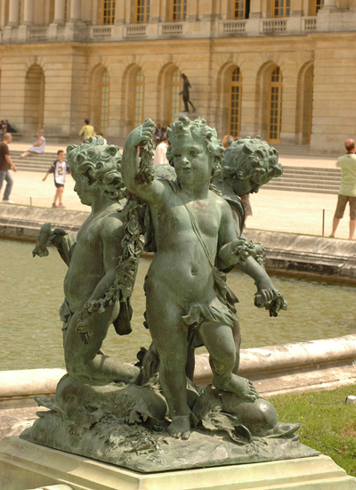 Enfants au cygne. François Lespingola.