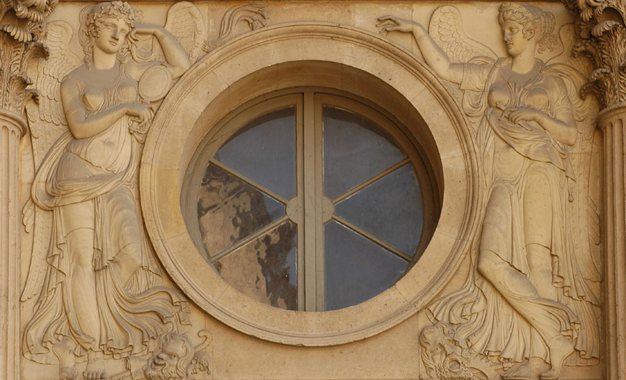 La Comédie et la Tragédie. Nicolas Augustin Matte.
