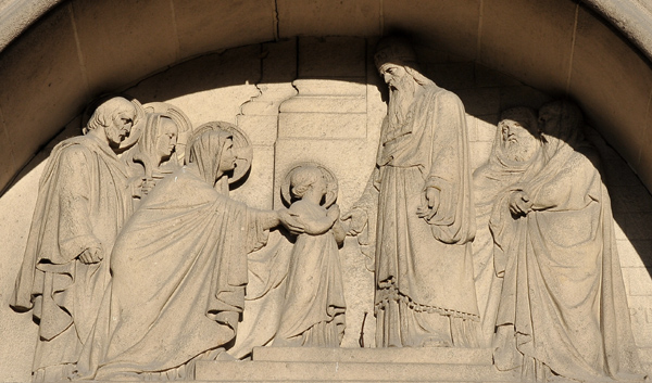 Présentation de la Vierge au Temple. Raymond Barthélemy.