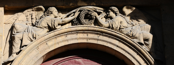 Anges avec Palmes et Couronnes. Louis Joseph Daumas