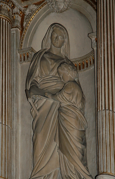 L'Education de la Vierge. Pierre Delorme.