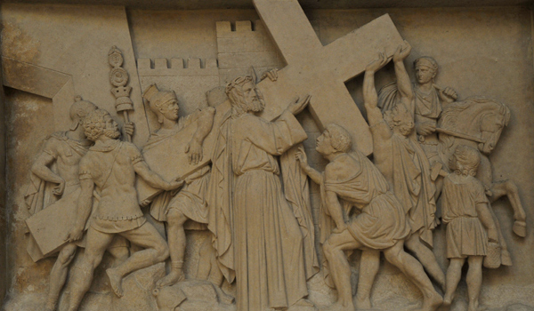 Jesus charge la Croix.  James Pradier.