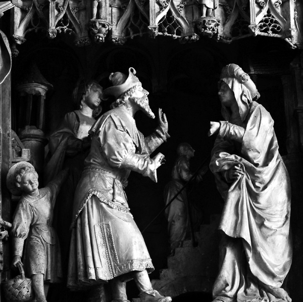 La Vierge est présentée au Temple. Jean Soulas.