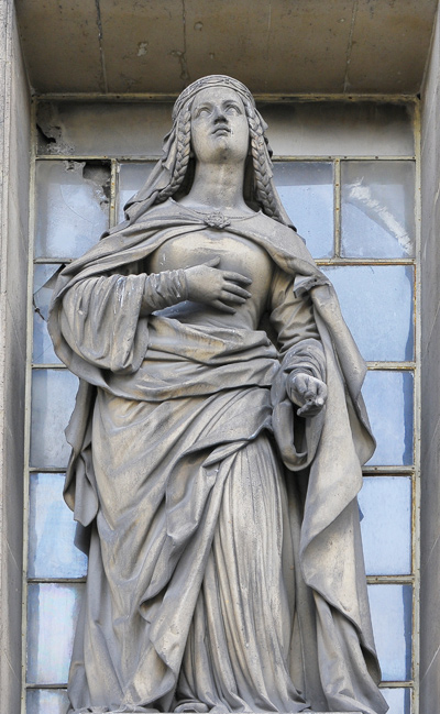 Sainte Marguerite d'Ecosse. François Auguste Caunois