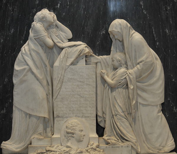 Monument du coeur du comte d'Ennery. Jean Antoine Houdon.