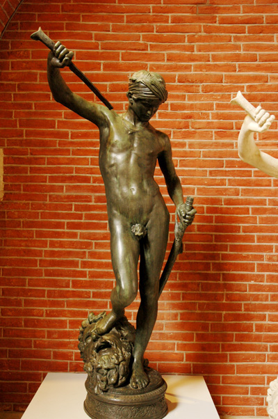 David et Goliath. Antonin Mercié.