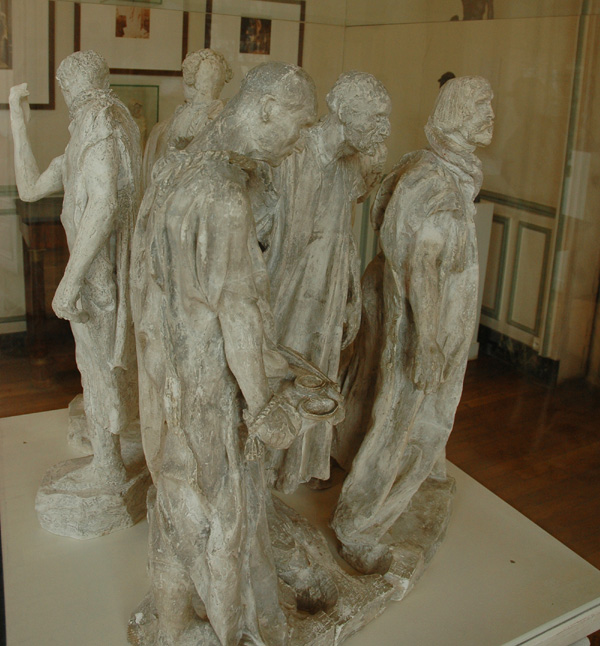 Bourgeois de Calais. Etude. Auguste Rodin.